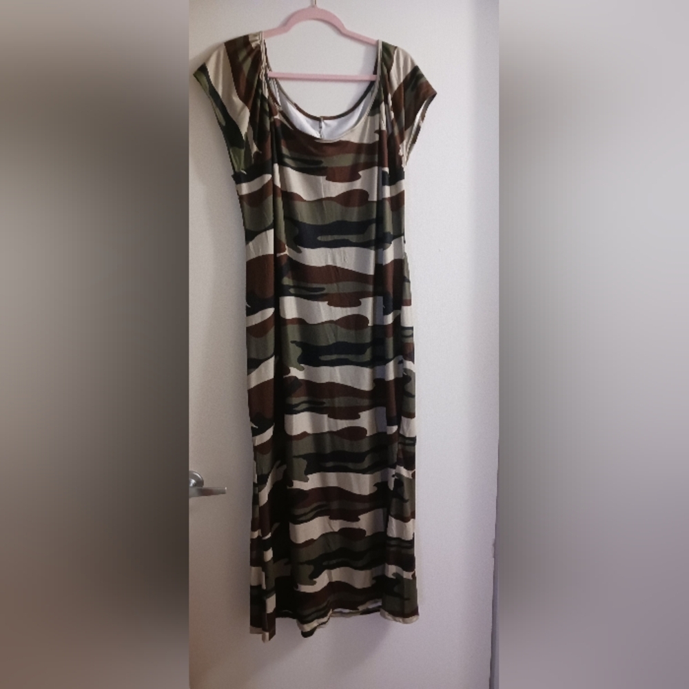 Camouflage Maxi Dress